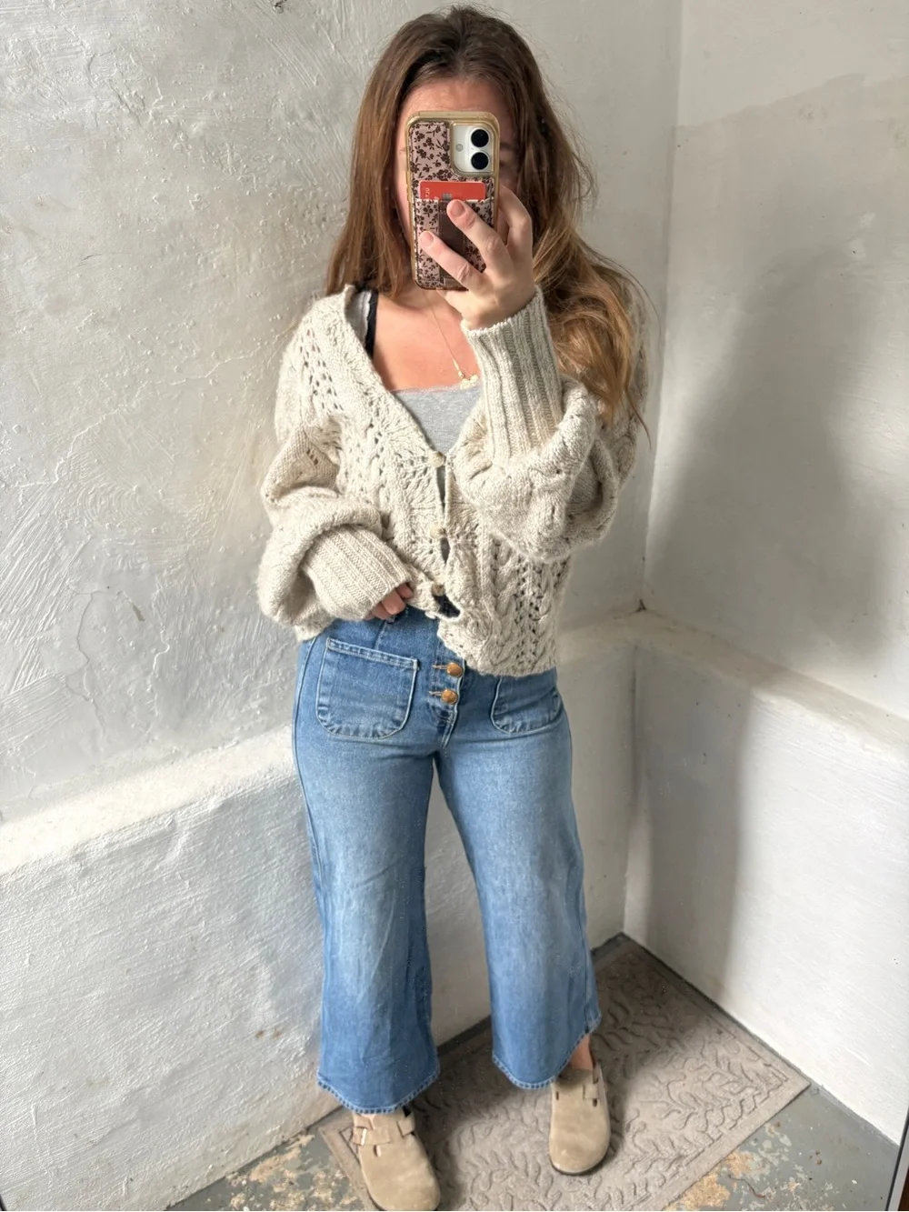 Zara patch pocket marine high waisted pants